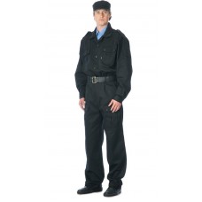 Костюм "ОМЕГА": куртка, брюки (тк. смесовая) чёрный (распродажа)